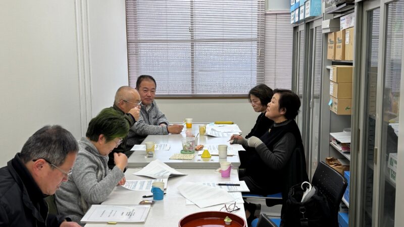 組織部長会を人権交流プラザ２階面接室にて開催しました